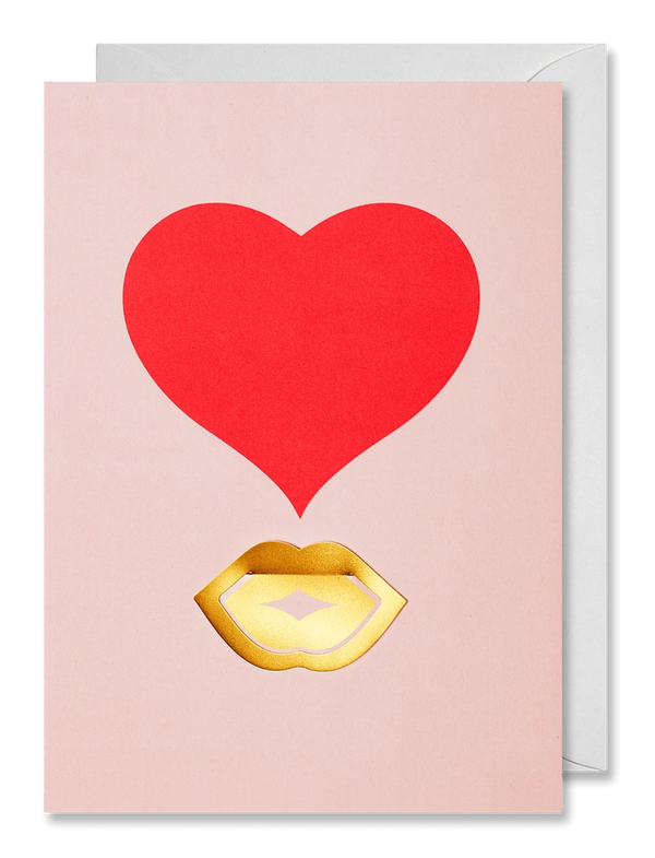 High quality heavy weight greeting card for Valentine's Day 